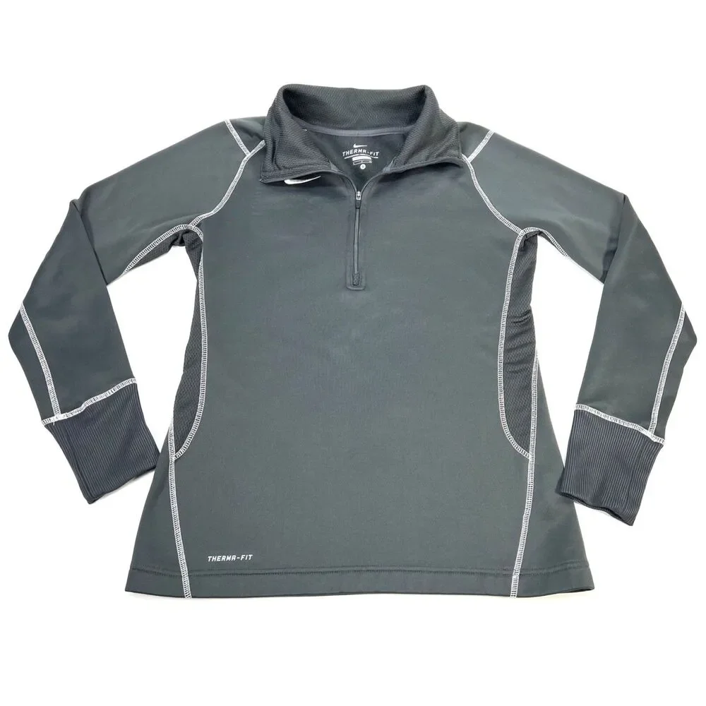 Nike Therma Fit Track Training 1/4 Zip Mock Neck Jacket Women’s Size Small